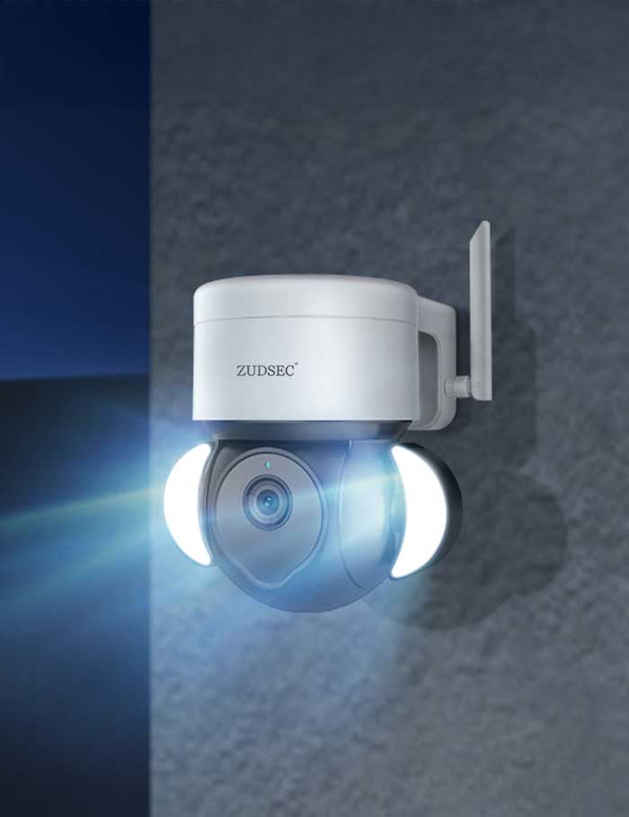 Cámara reflectora PTZ WiFi para exteriores ZDC-Q8