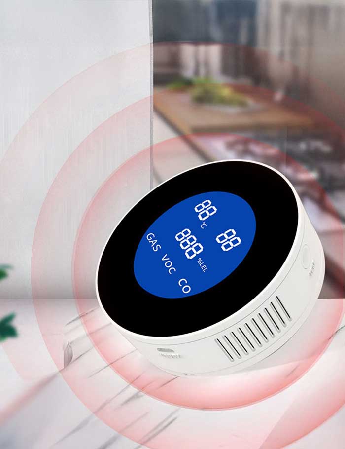 Detector de Fugas de Gas Inteligente ZDD-003GR