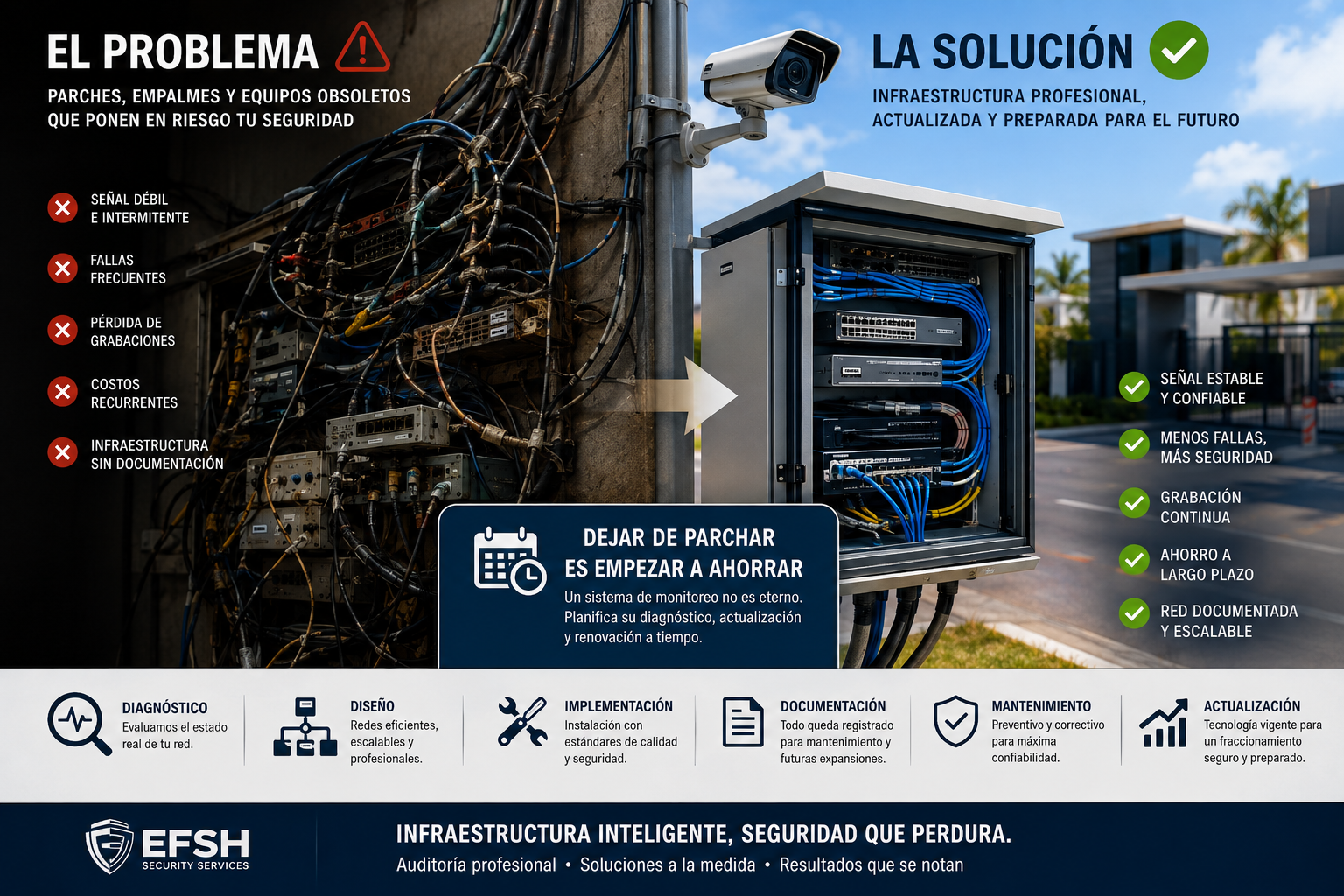 Cuando reparar ya no es suficiente: el costo oculto de “parchar” el sistema de monitoreo de un fraccionamiento