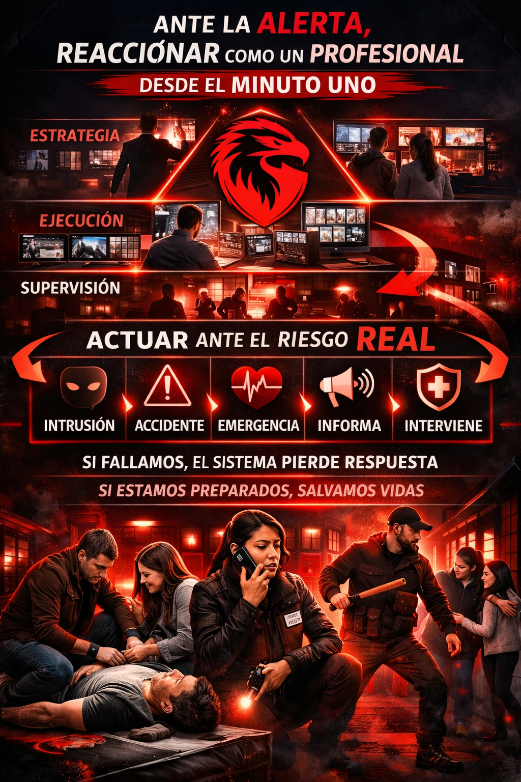 Ante una alerta, cómo reaccionar como un profesional desde el primer minuto: guía completa de seguridad inteligente en casa y negocios