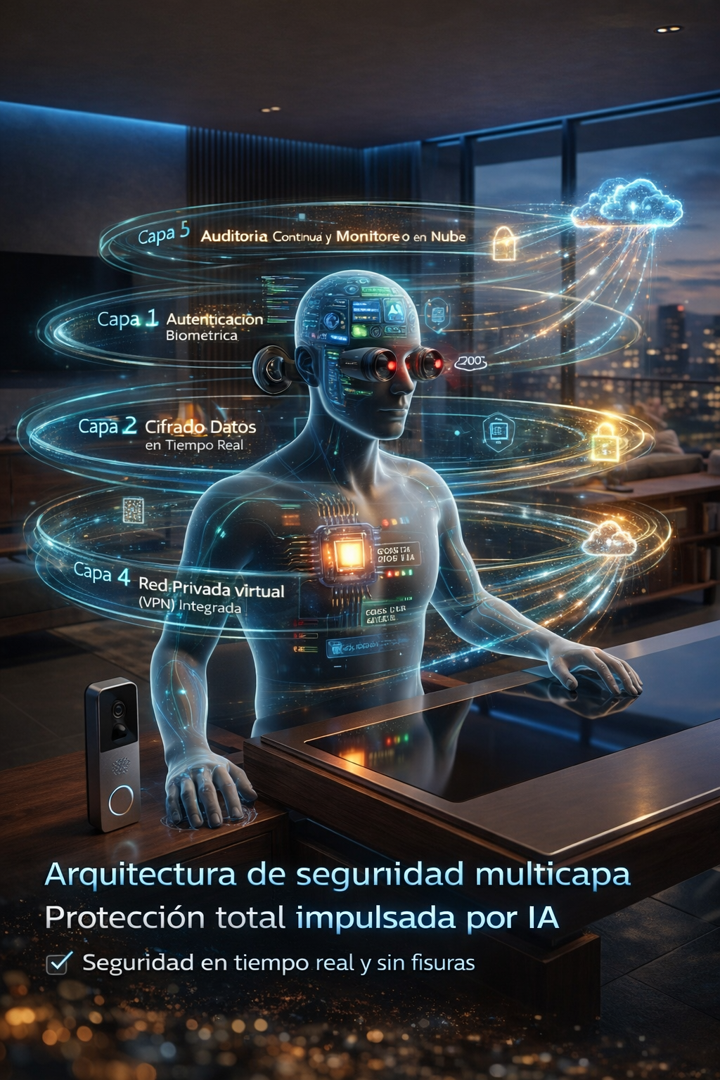 Arquitectura de Seguridad Inteligente en México: por qué las cámaras solas ya no protegen tu casa o negocio