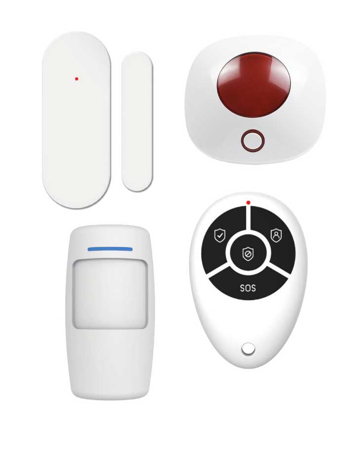 Sistema de Seguridad para el Hogar 4G WiFi/GSM  ZDAS-P9